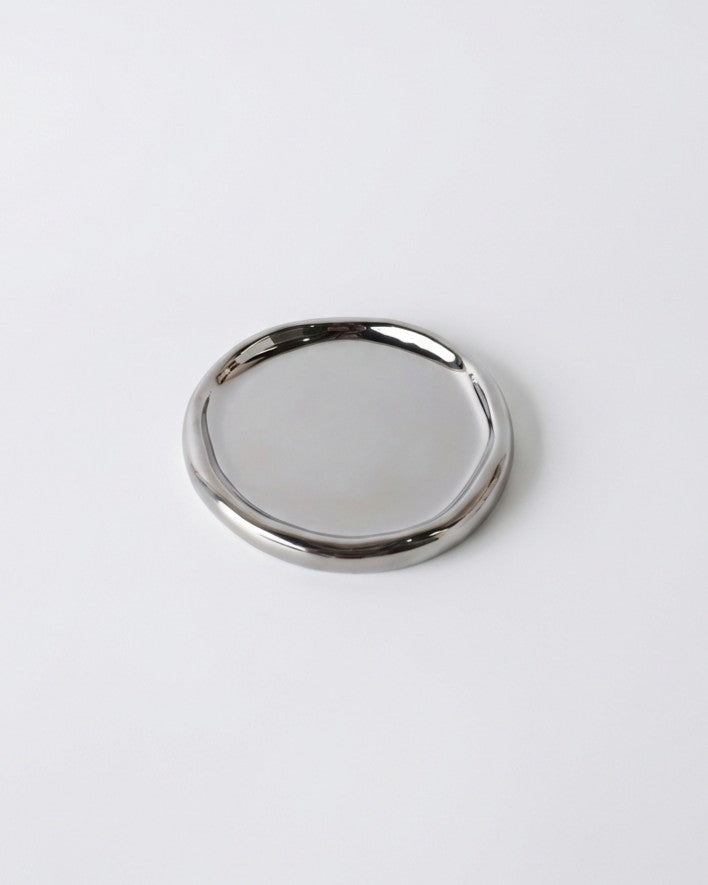 Circle Jewellery Tray – Small - Silver