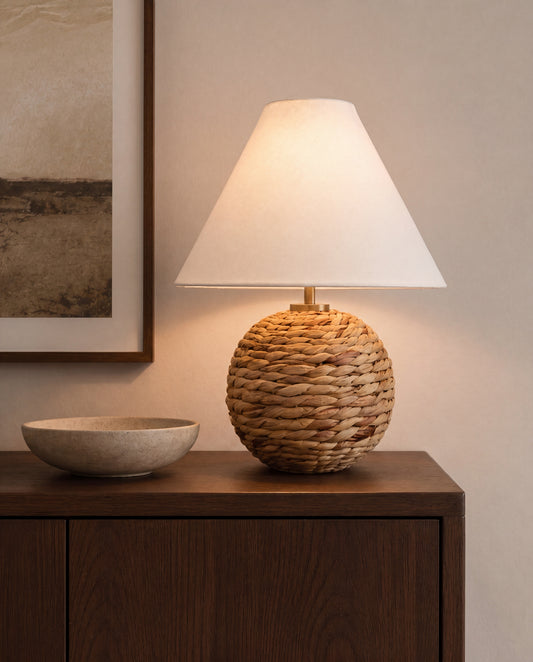Ada Portable Table Lamp - Linen Shade