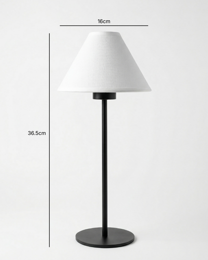 Arden Portable Lamp - Classic Empire Fabric Shade