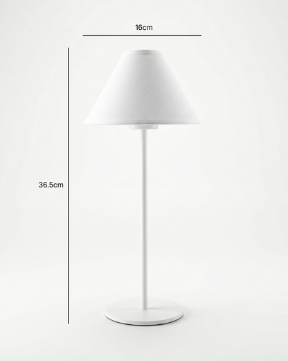 Arly Portable Lamp - Classic Empire Fabric Shade