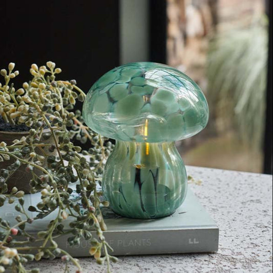 Mushroom Portable Table Lamp - Forest Green