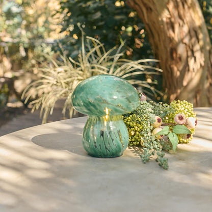 Mushroom Portable Table Lamp - Forest Green