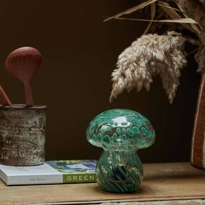 Mushroom Portable Table Lamp - Forest Green