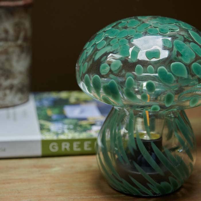 Mushroom Portable Table Lamp - Forest Green