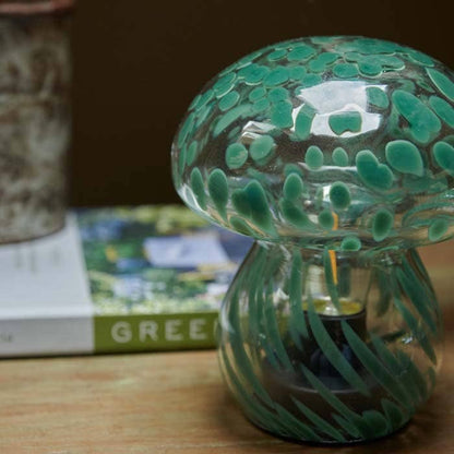 Mushroom Portable Table Lamp - Forest Green
