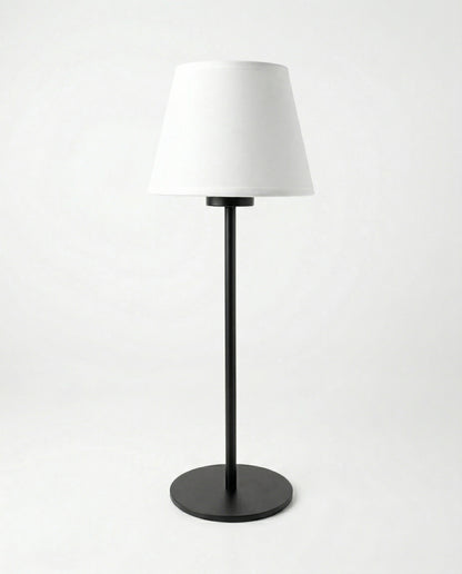 Arden Portable Lamp - Tapered Drum Fabric Shade