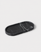 Oval Marble Tray - Black Marquina - Matte