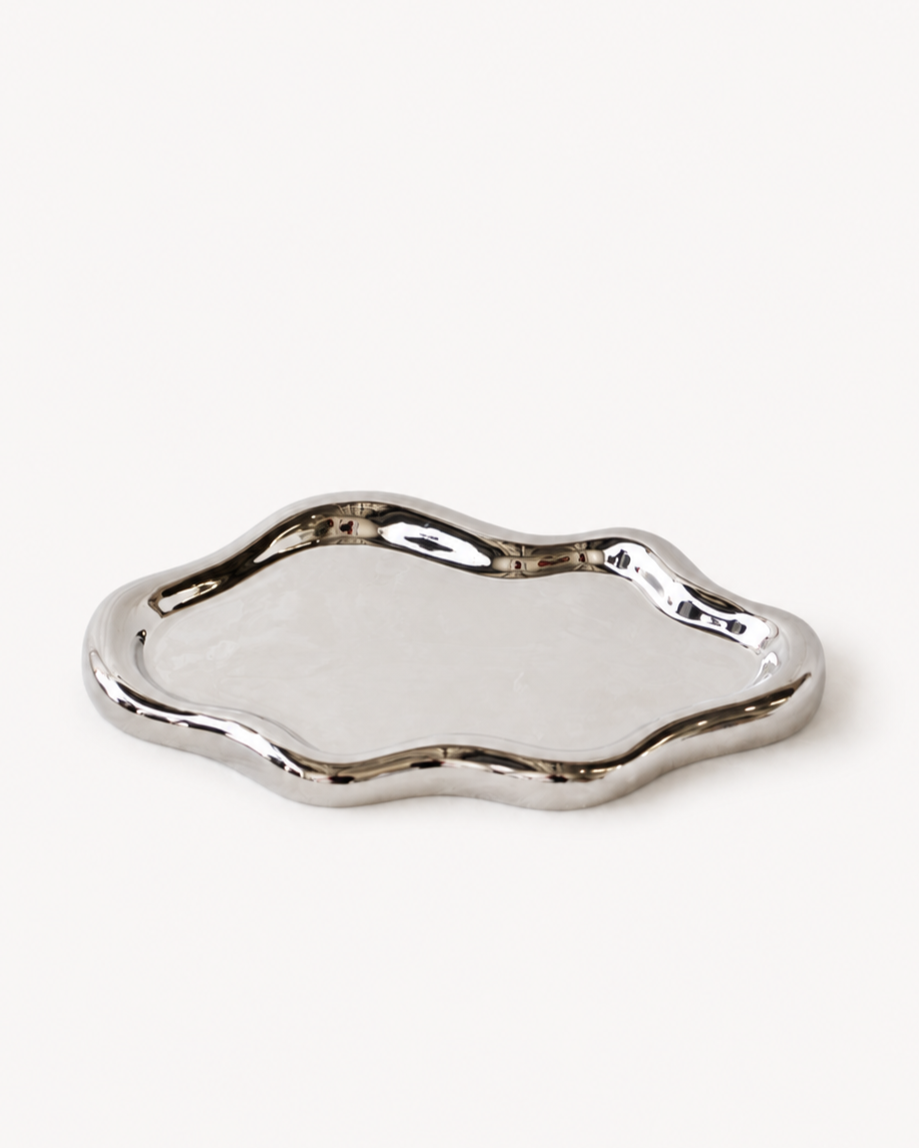 Cloud Tray – Large - Silver