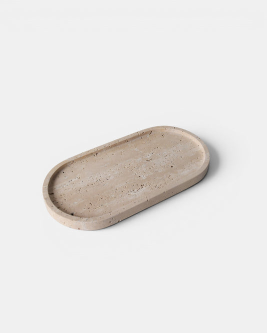The Tala Oval Tray - Travertine