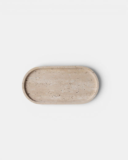 The Tala Oval Tray - Travertine