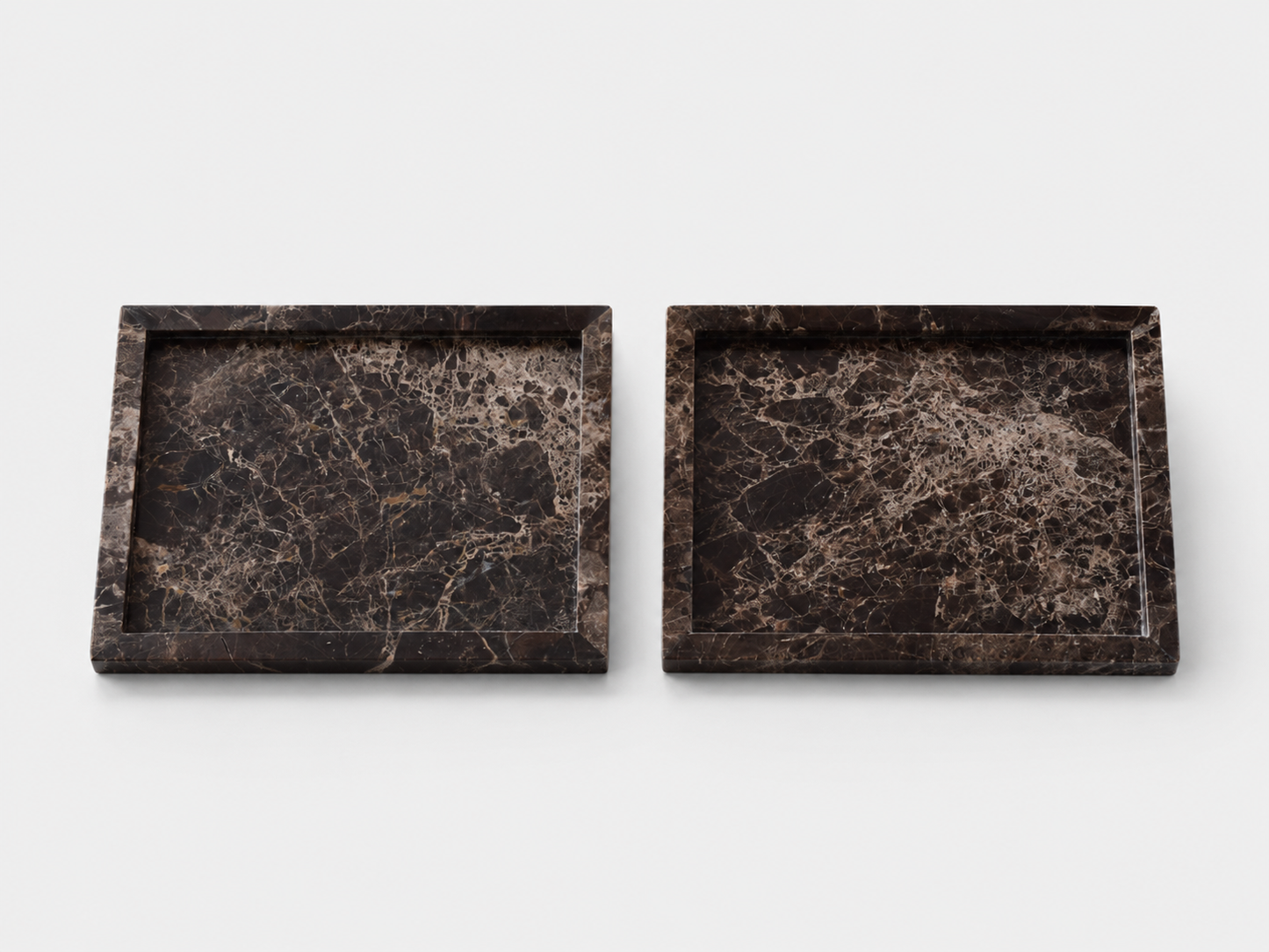 The Cora Tray - Emperador Brown Marble