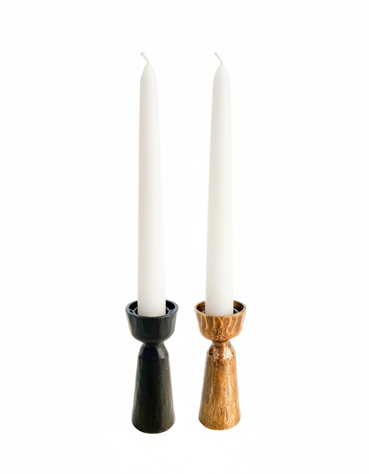 Hand Forged Iron Candle Holders