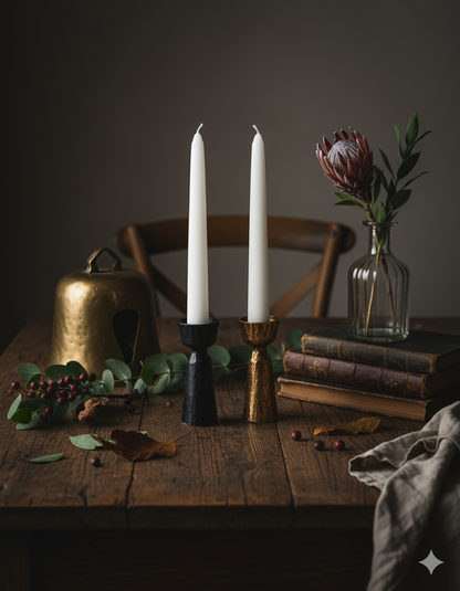 Hand Forged Iron Candle Holders
