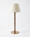 Portable Bamboo Table Lamp - Linen Drum Shade