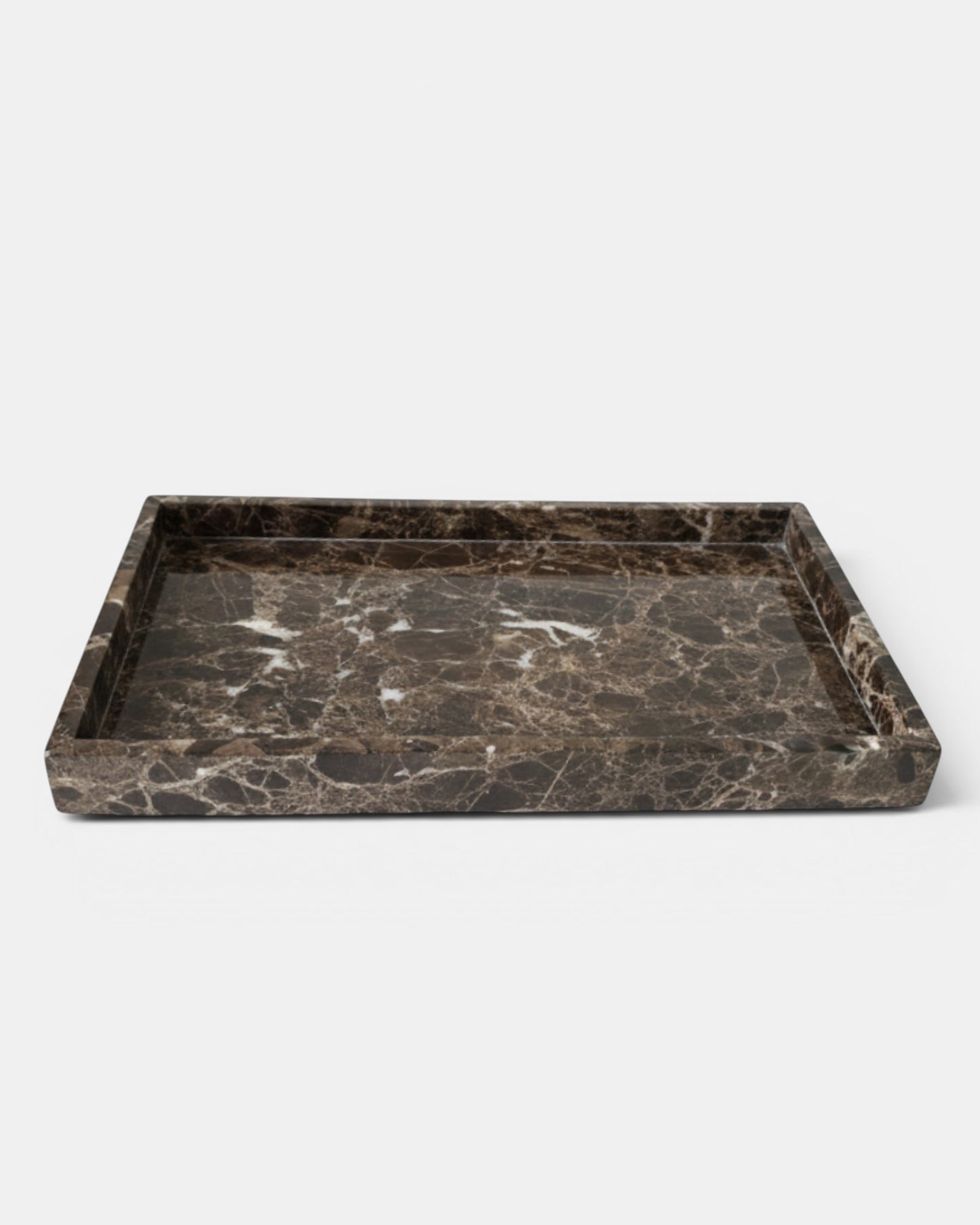 The Vali Tray - Emperador Brown Marble