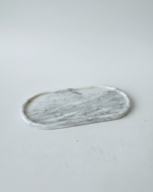 Oval Marble Tray