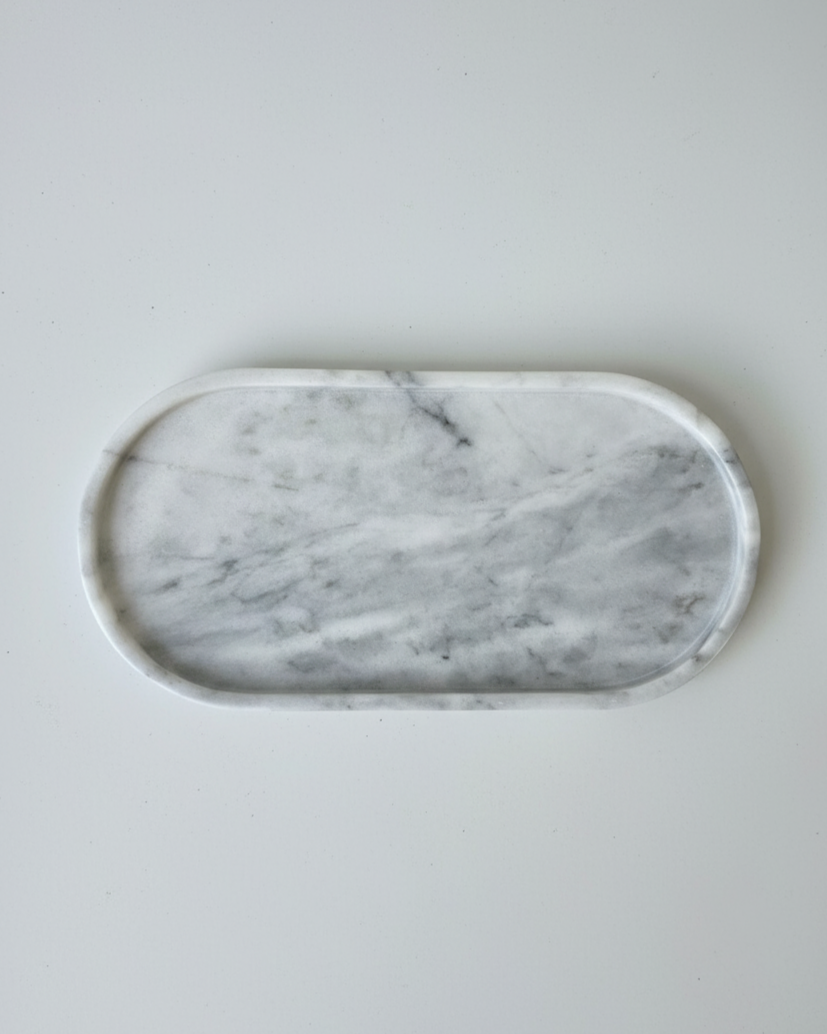 Oval Marble Tray