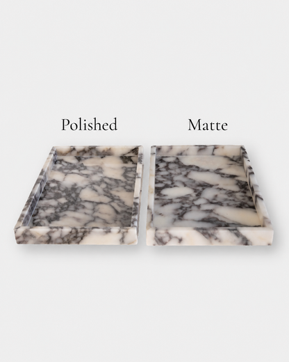 The Vali Tray - Viola Marble