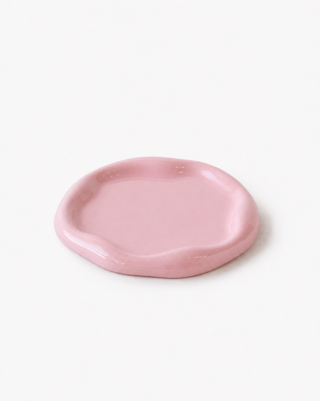 Ripple Tray – Round - Pink