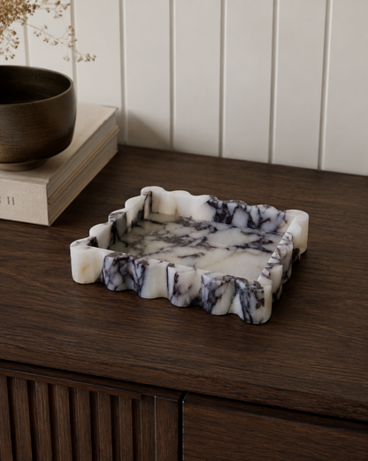 The Sierra Tray - Viola Marble