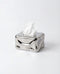 Ripple Tissue Box - Metallic Silver