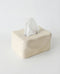 Ripple Tissue Box - Ivory