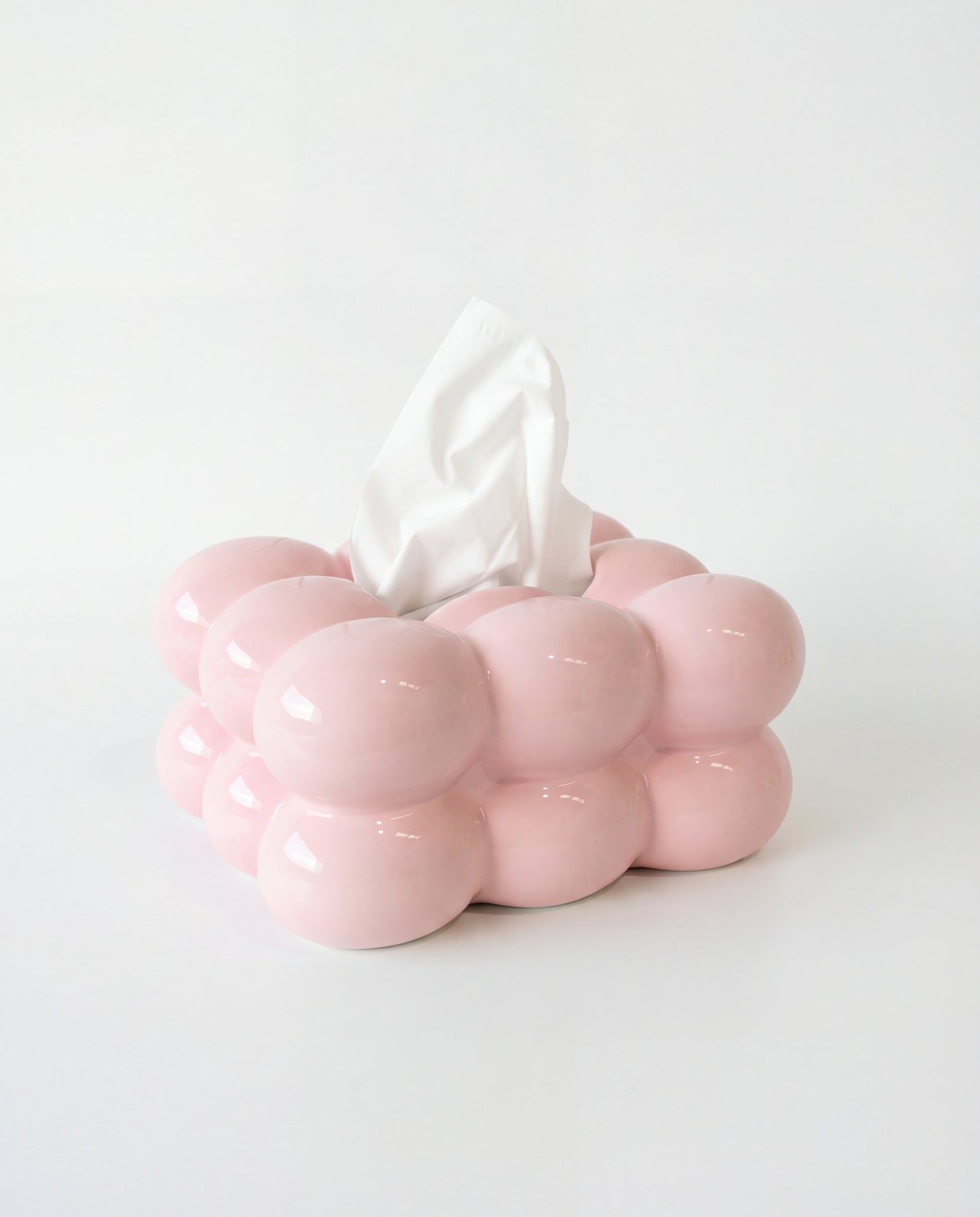 Bubble Tissue Box - Pink