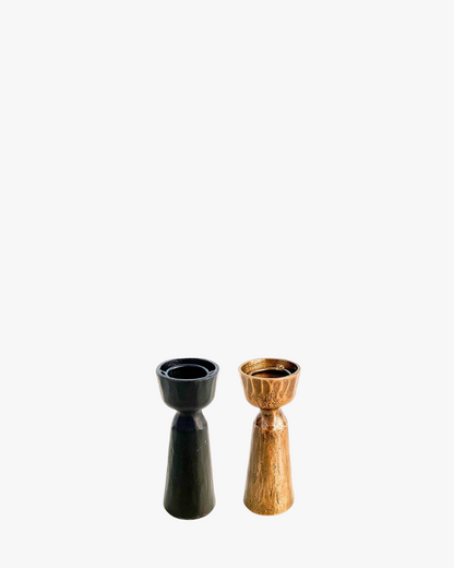 Hand Forged Iron Candle Holders