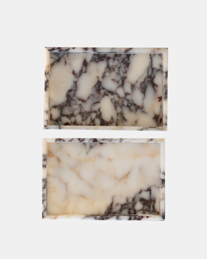 The Vali Tray - Viola Marble