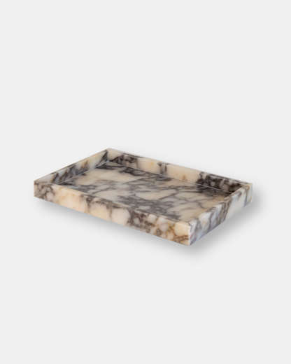 The Vali Tray - Viola Marble