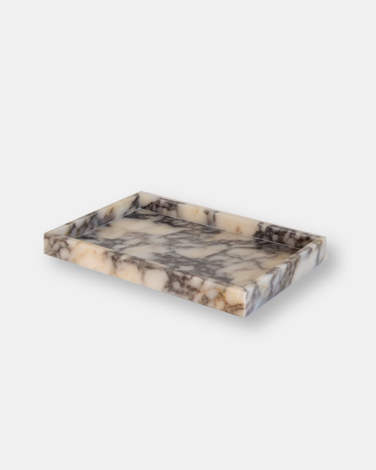 The Vali Tray - Viola Marble
