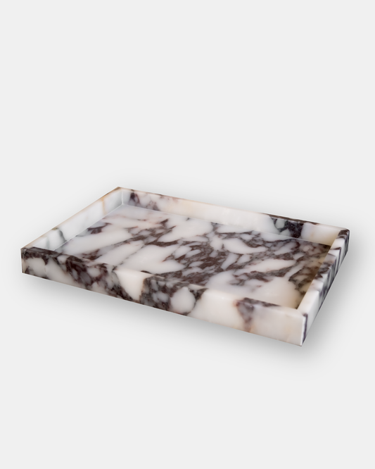 The Vali Tray - Viola Marble