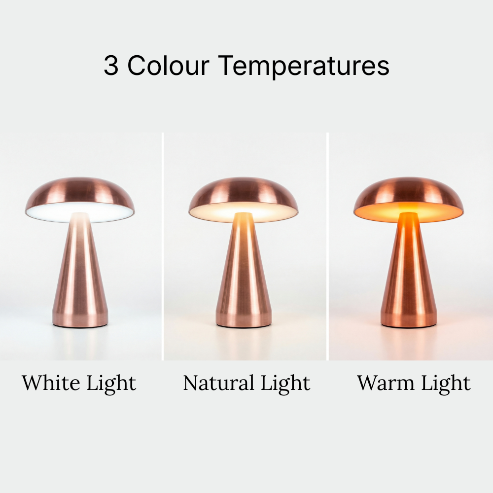 Portable Mushroom Table Lamp