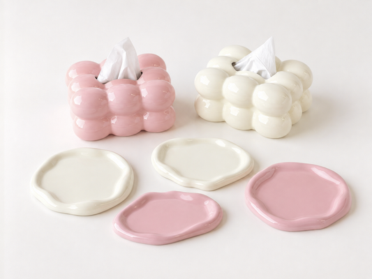 Ripple Tray – Small - Ivory