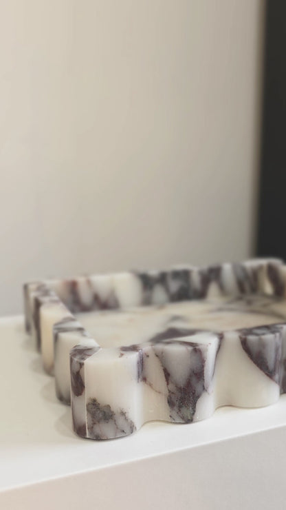 The Sierra Tray - Viola Marble